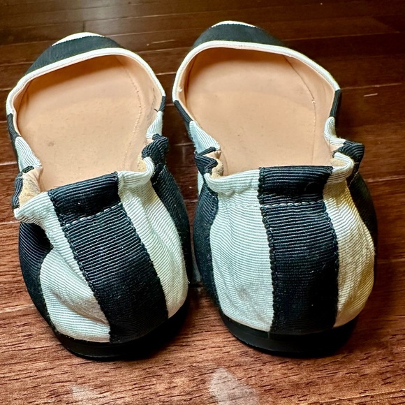 NWOT Mossimo black and white stripe ballet flats size 8 - Picture 3 of 8